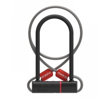 CANDADO U ZEFAL K-TRAZ U17 + CABLE 