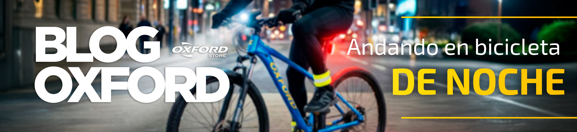 Tips para andar en bicicleta de noche de forma segura