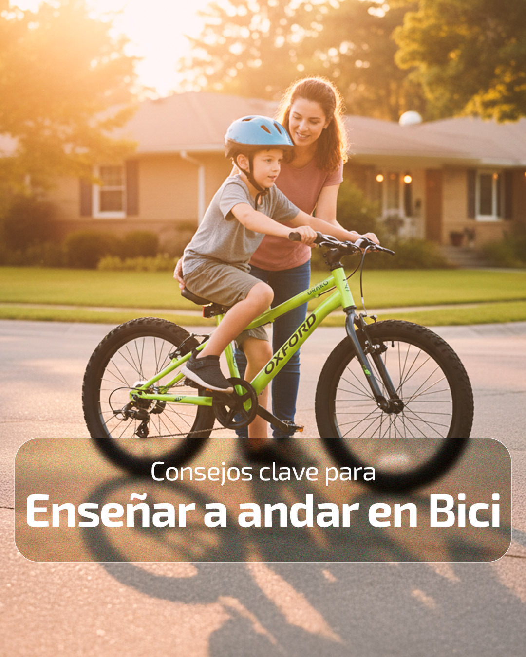 como enseñar a andar en bici