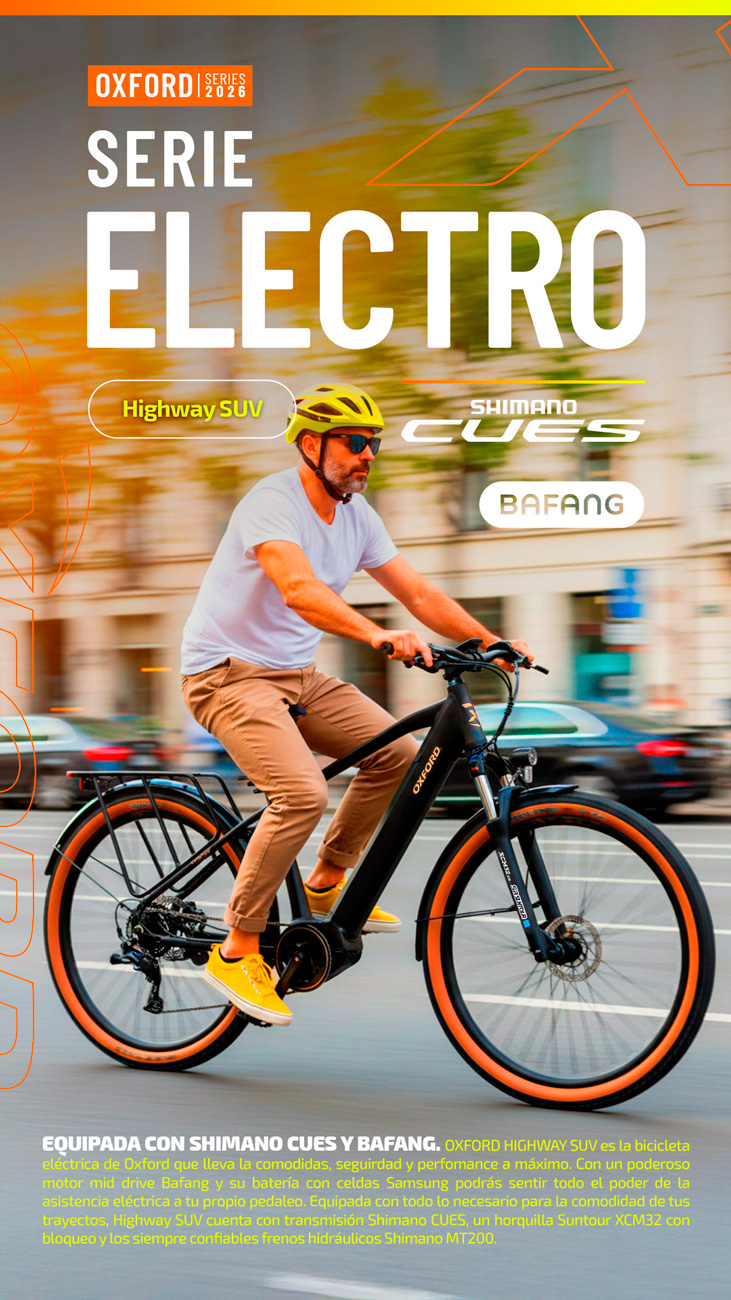 Bicicleta El&eacute;ctrica Highway SUV