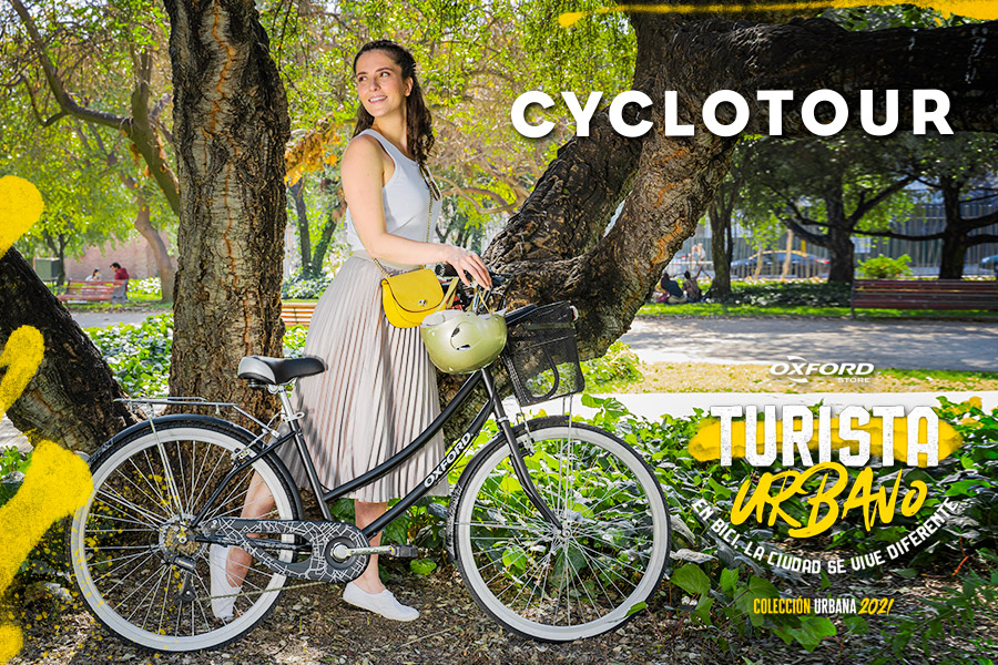 Bicicleta con canasto aro 26 Cyclotour 6V