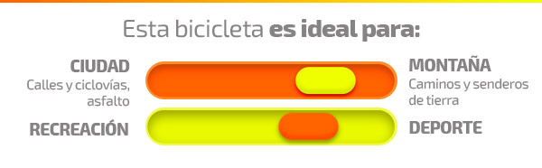 Especificaciones Bicicleta Orion 6